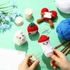 4x Подставка для кукол, связанных крючком, деревянная основа, прочная, креативная, переносная, декоративная стойка для хранения