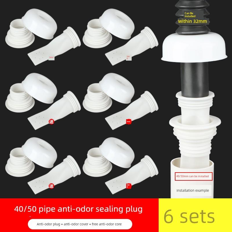 Silicone Bathroom Drain Pipe Anti-Odor Floor Drain Cover Gadget to Block Toilet Openings, Eliminate Odors and Small Flying Insects