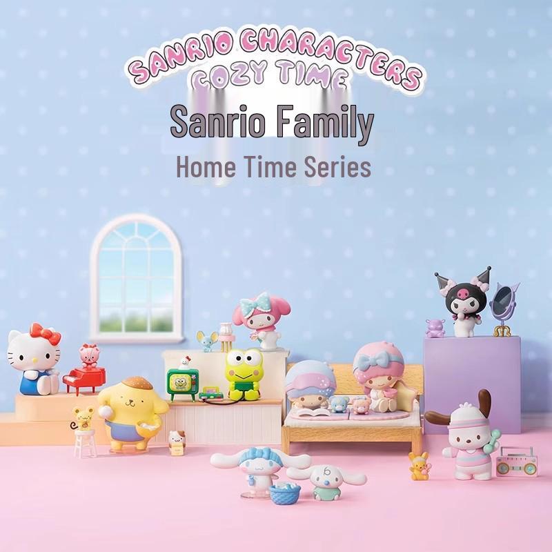 Серия «Романтическая свадьба семьи Sanrio» Милая кукла-фигурка Украшение