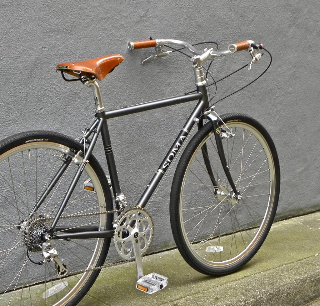 SOMA Oxford Bar Clamp Silver Bar, Silver/540mm, Diameter 25.4mm,