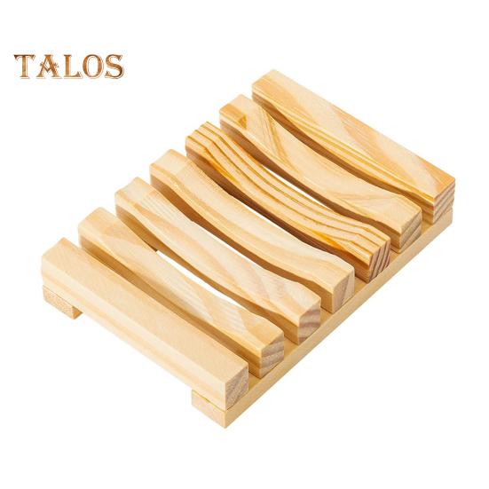 Держатель для мыльницы Высокая прочность Нелегко деформируется Легко чистить Бамбуковый поднос Декоративный деревянный держатель для слива мыла