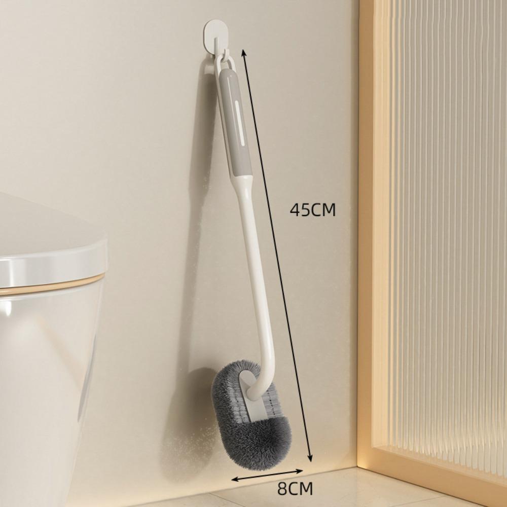 Двусторонняя туалетная щетка с длинной ручкой, настенная, угловая, для чистки ванной комнаты, инструменты для чистки, средство для чистки щелей на полу, бытовая