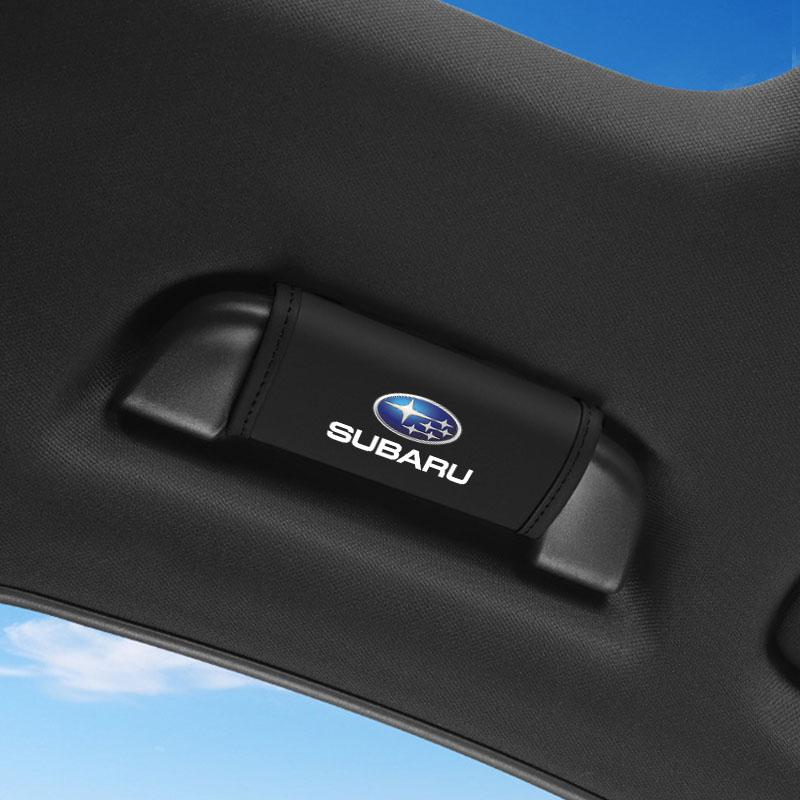 1/2 шт. Чехол-протектор из ПУ кожи для ручки на крыше Subaru Outback Crosstrek XV Forester BRZ Legacy Impreza WRX 2006 STI Ascent