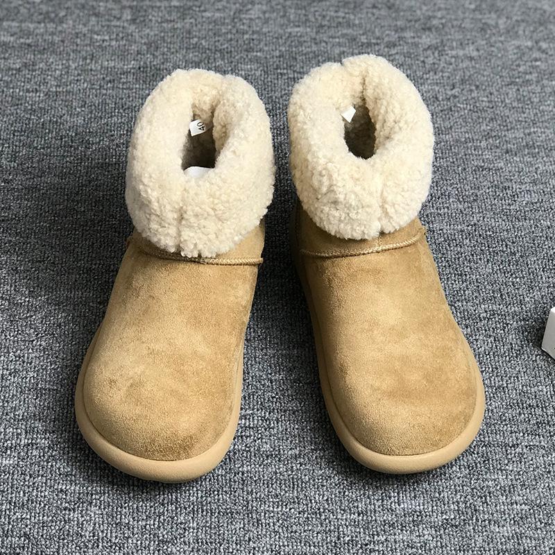 Популярные бархатные и велюровые зимние ботинки для мужчин и женщин 2025 осень и зима новая хлопковая обувь теплая и универсальная трендовая обувь 22715-V