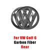  RI0Volkswagen 135mm Car Front Grille and 110mm Rear Trunk Emblem Lid Logo Badge Accessories For VW Golf 6 MK6 5K0853601C 5K0853630