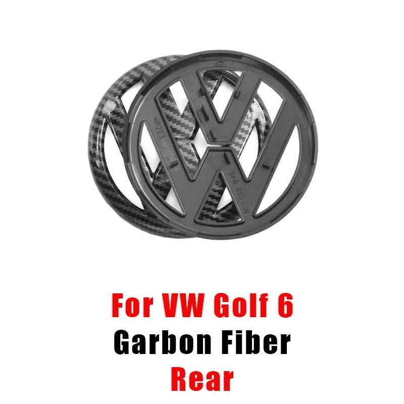 RI0Volkswagen 135mm Car Front Grille and 110mm Rear Trunk Emblem Lid Logo Badge Accessories For VW Golf 6 MK6 5K0853601C 5K0853630