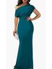 Spring 2024 Women's Off-Shoulder Sleeveless Bodycon Formal Dress