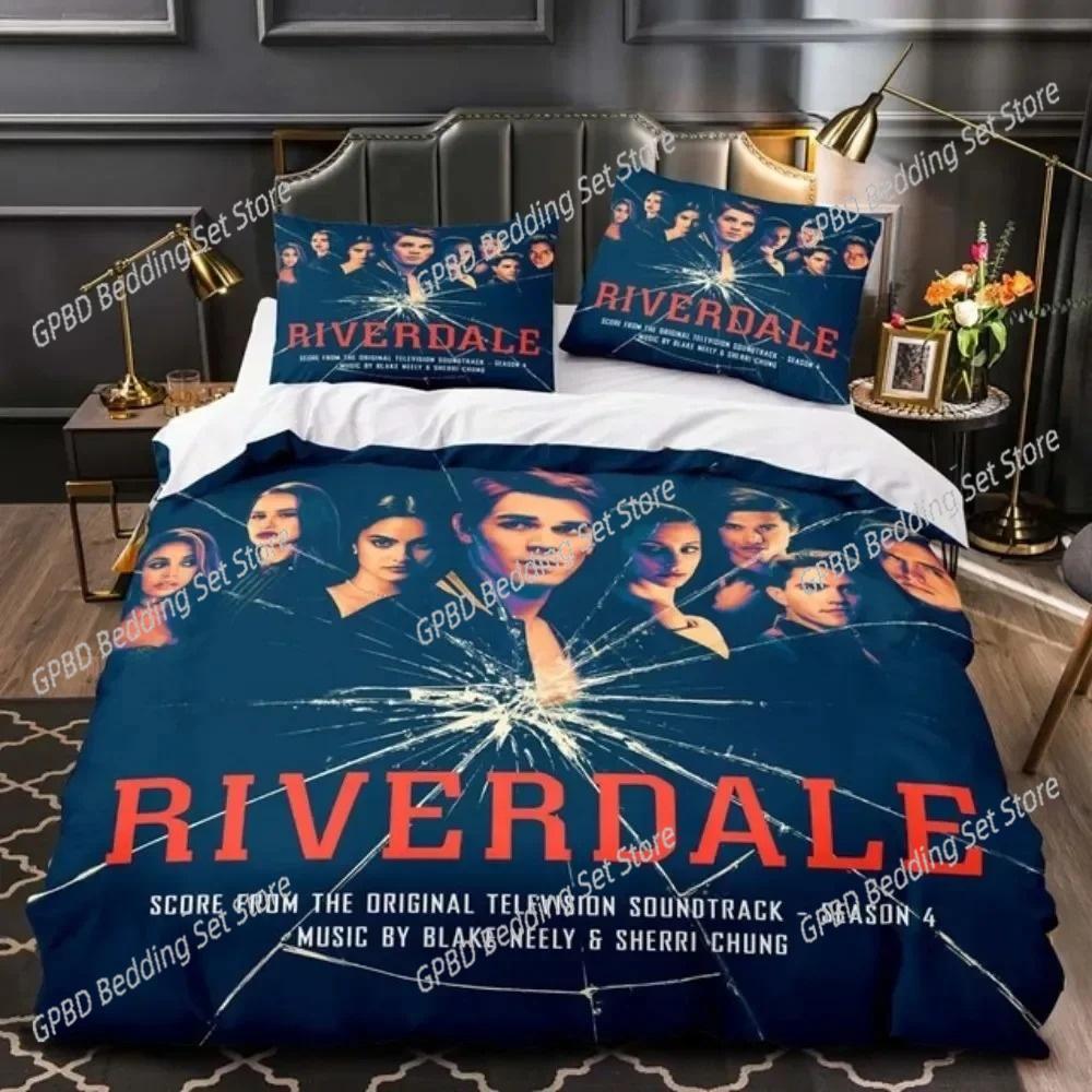 Новый набор постельного белья Riverdale для спальни Мягкие современные покрывала Удобное детское пододеяльник Покрывало и наволочка