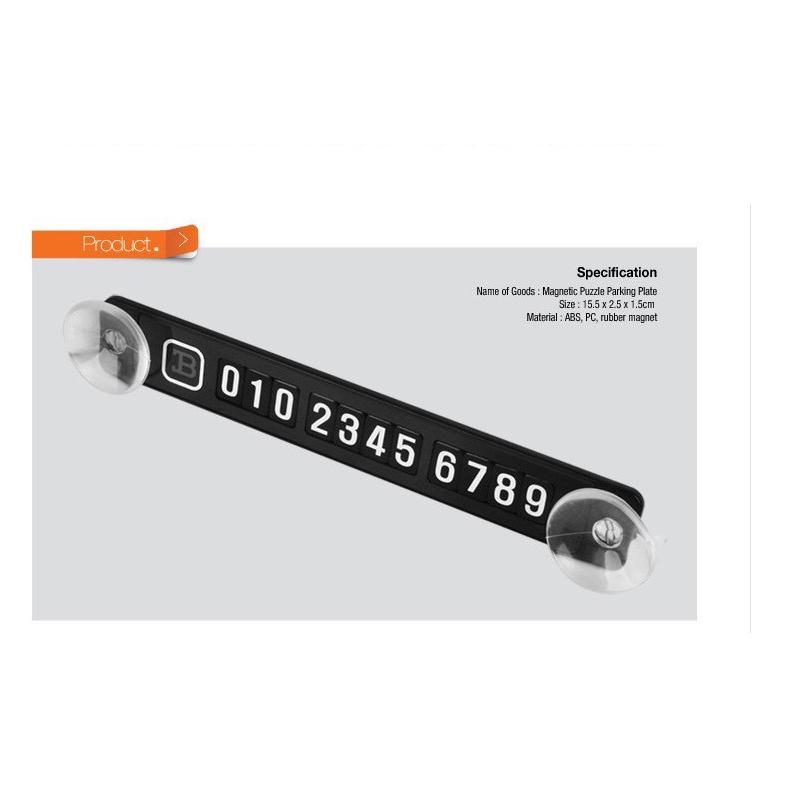 Car Styling Luminous Temporary Parking Card Phone Number Card Plate Car Sticker