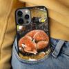 Fox Animal Pattern Soft Phone Case for iPhone 17 Air 16e Pro max 15 Pro 13 14 Plus 11 12 MagSafe Magnetic Coque