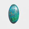 Genuine Chrysocolla Cabochon - 45 Carats Natural Gemstone, Handcrafted Jewelry Supply, Size - 36x19x6.6 MM