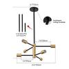 Светодиодная люстра Nordic Minimalist Magic Bean Pendant Lights For Living Room Bedroom Restaurant Hotel Indoor Decorative Lighting