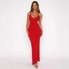Sleeveless Backless Maxi Dress Women Summer Bodycon Elegant Sexy Outfits Ladies Birthday Party Club Sundress