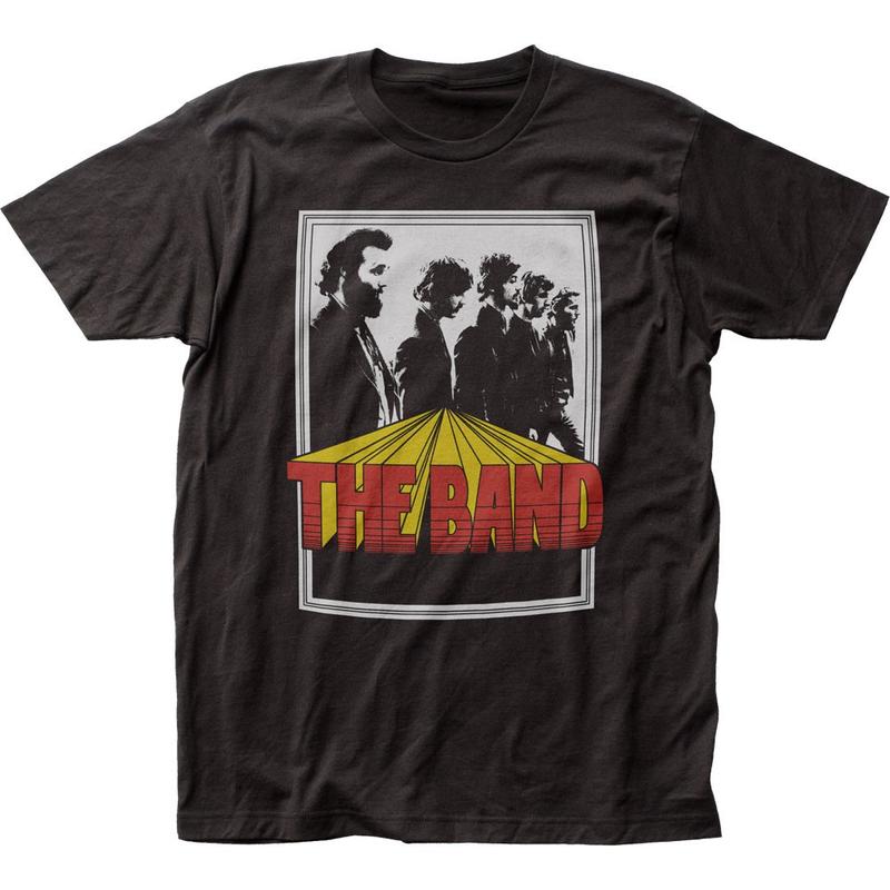 The Band Poster Unisex T-shirt Music Classic Concert Rock Band Tee New Black