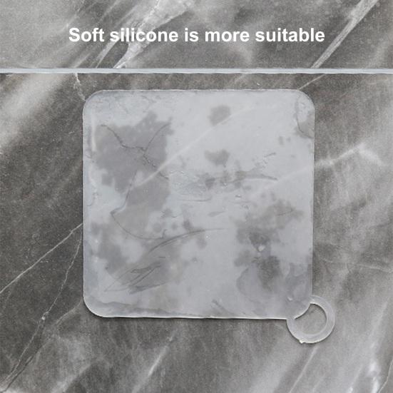 Квадратный силиконовый чехол для дезодоранта для стока пола, простой в установке, дезодорант для ванной комнаты, защита от насекомых, напольный чехол, пробка для улавливания волос