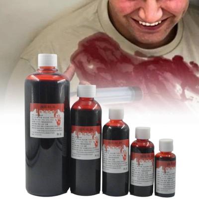 Реквизит на Хэллоуин Гематемезис Косплей Реквизит для макияжа для выступлений Жидкость для розыгрышей