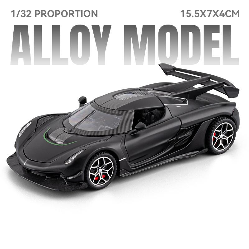 1:32 Jesko Супер Спортивный Автомобиль Сплав Металл Литье под Давлением Модель Автомобиля Праздничный Подарок Для Коллекционеров Хобби Украшения для Дома Компьютера Рабочего Стола