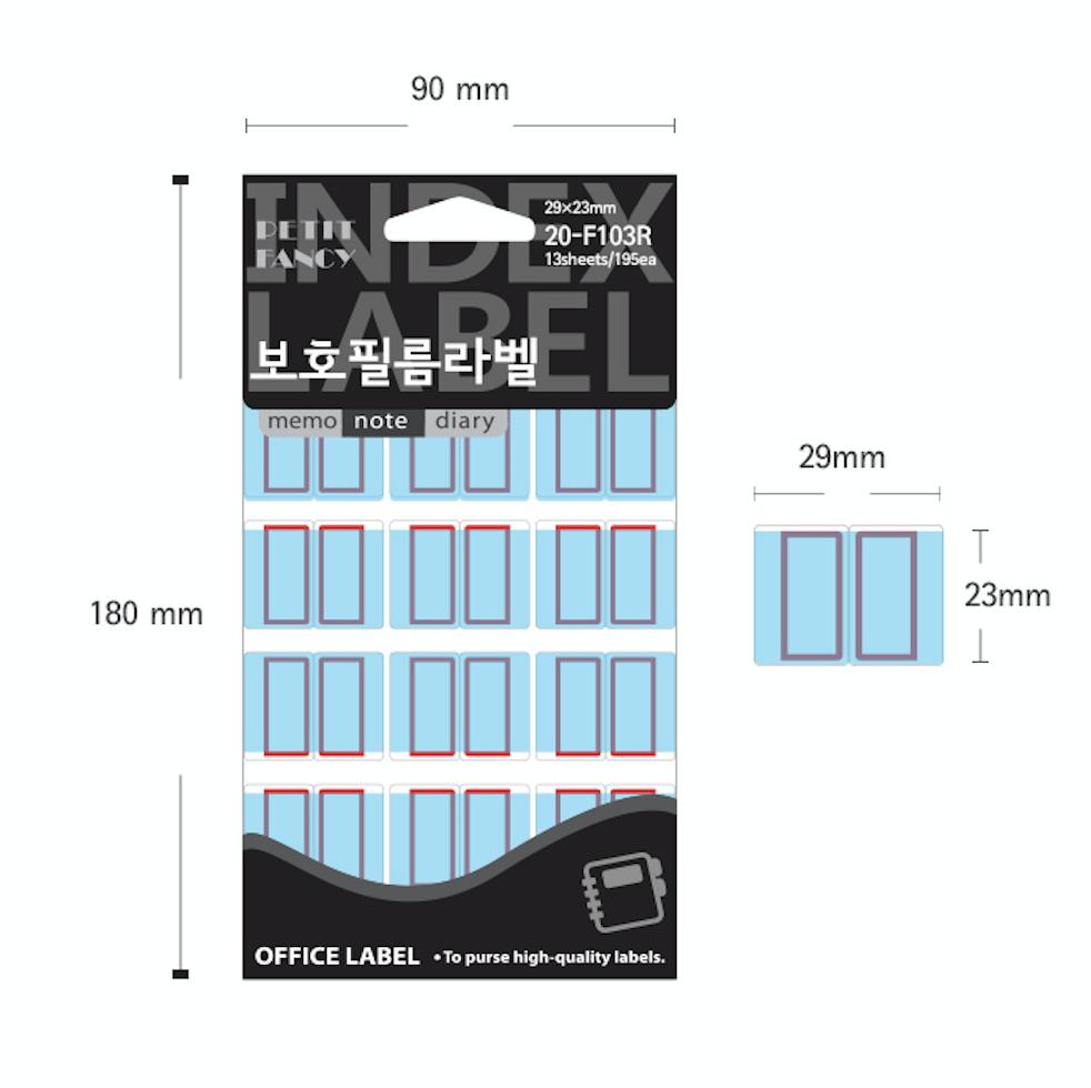 Petit Fancy Защитная пленка Наклейки с индексными этикетками (по 10 шт. каждая) Индексная этикетка / Этикетка категории / Офисная этикетка / Наклейки с метками / Инструменты для маркировки — 42 варианта