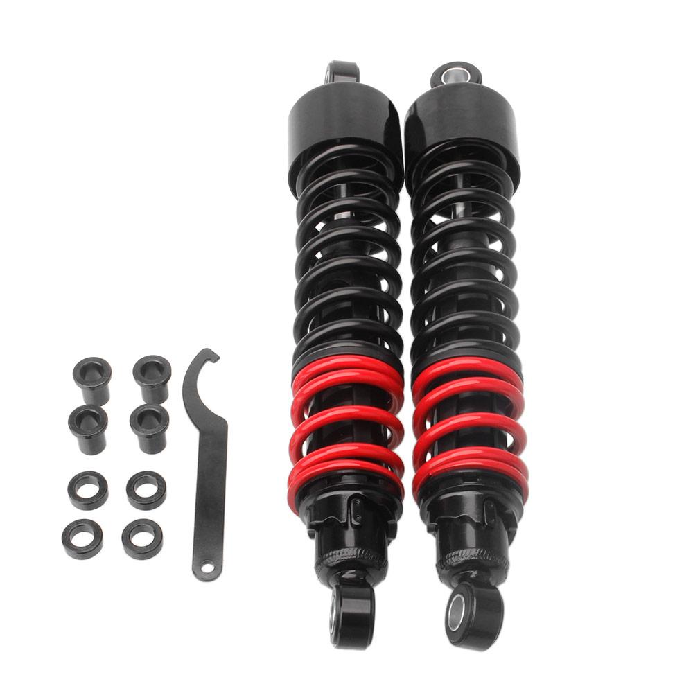 Мотозапчасть Черный Красный Задний Пневмоамортизатор 380 мм Цельная Сталь Алюминиевый Сплав Для Harley Sportster Sport XL1200S 1996-2003