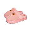 Plush Slippers EVA Thick Bottom Anti Slip Warm Plush Home Cotton Slippers for Women's Outdoor Wear