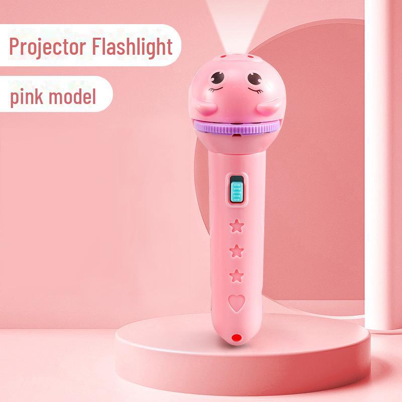 Фонарик-проектор для раннего развития детей - интерактивный ночник в подарок для мальчиков и девочек