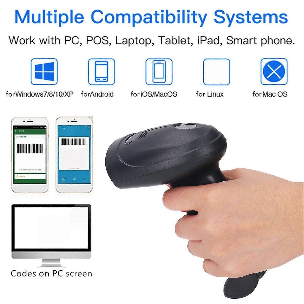 High quality U11-WC 1D wireless scanner 2.4G wireless scanner barcode scanner