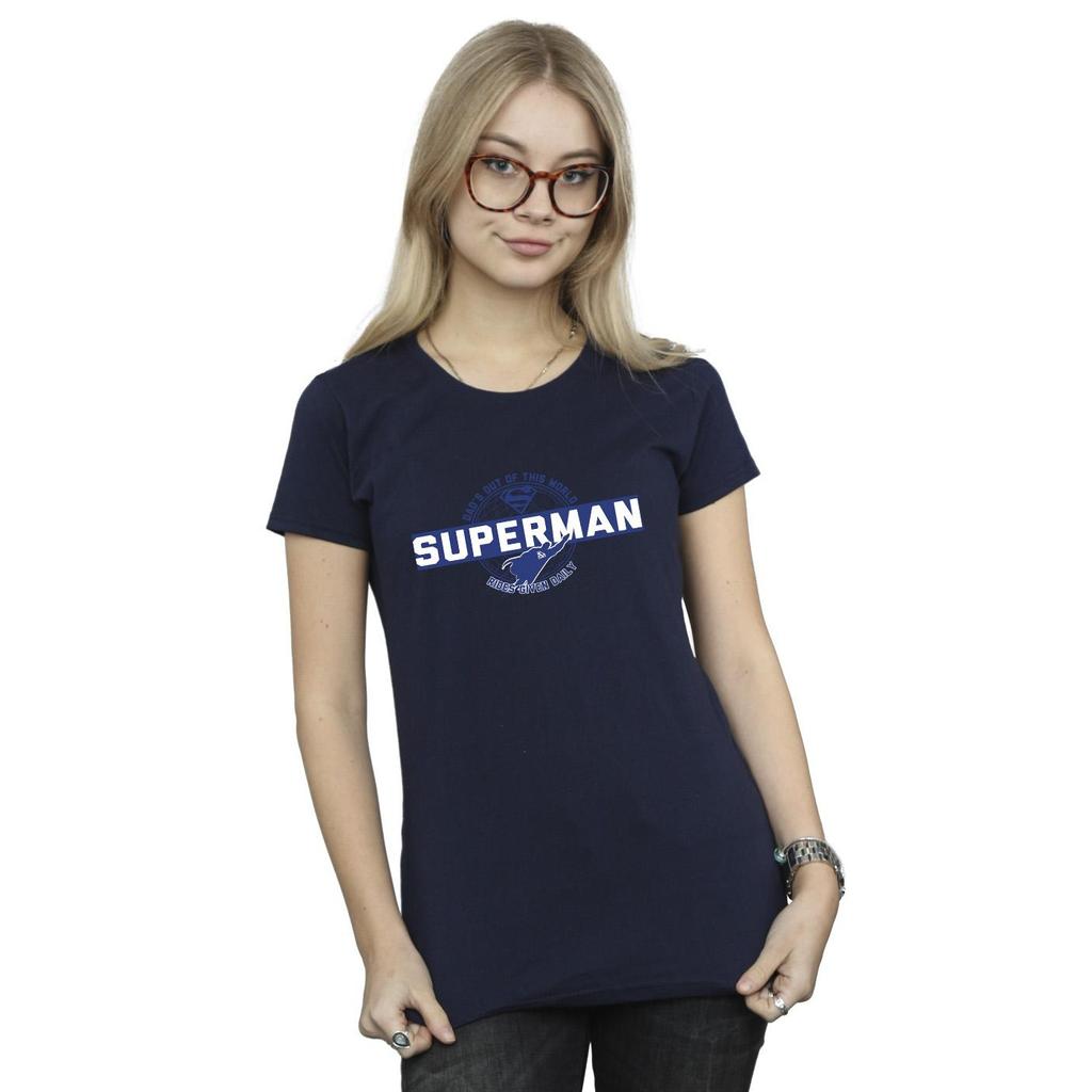 DC Comics Womens/Ladies Superman Out Of This World Cotton T-Shirt