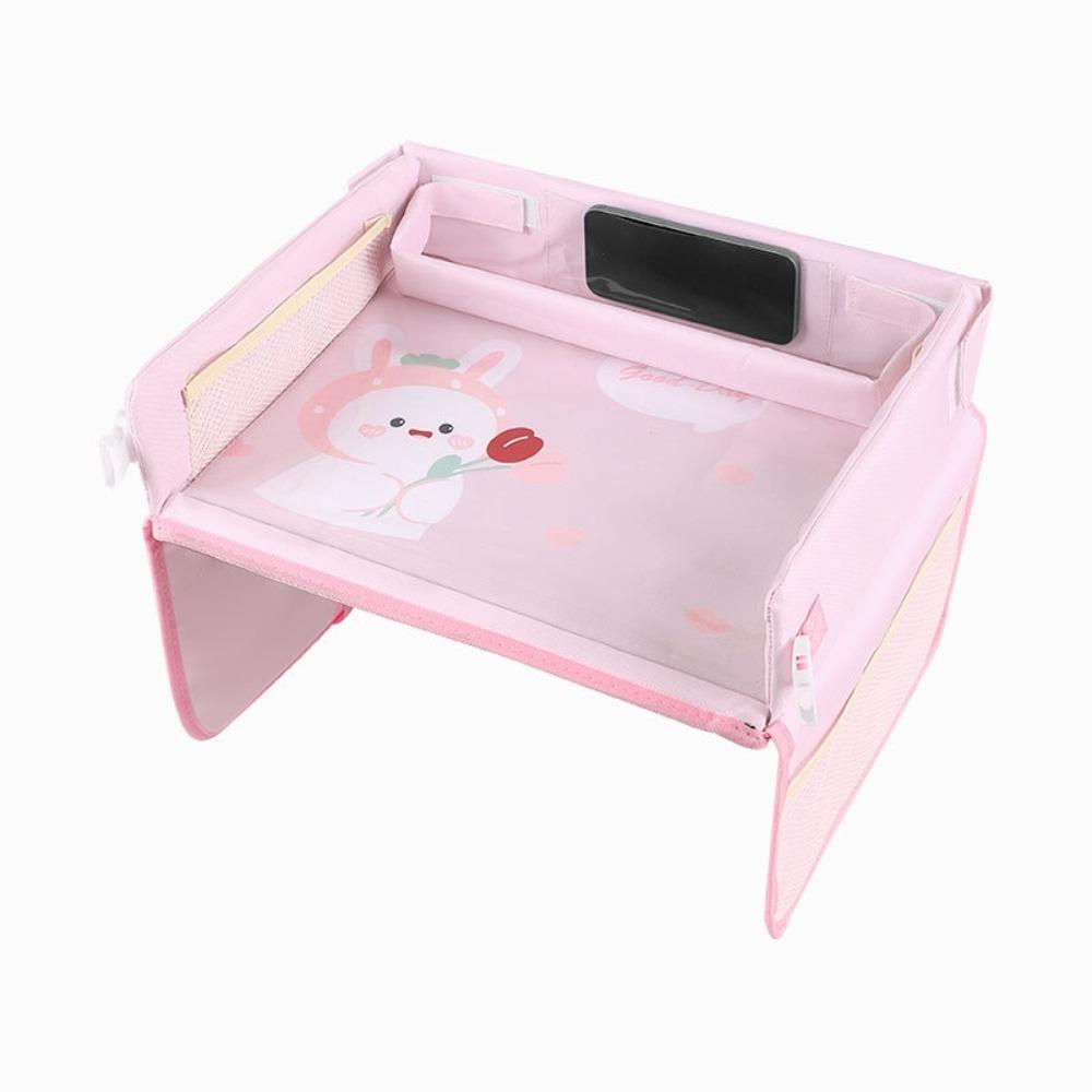 Rabbit Baby Car Seat Tray Cartoon Car Tray Table Universal Kids Toy Holder Desk Toddler