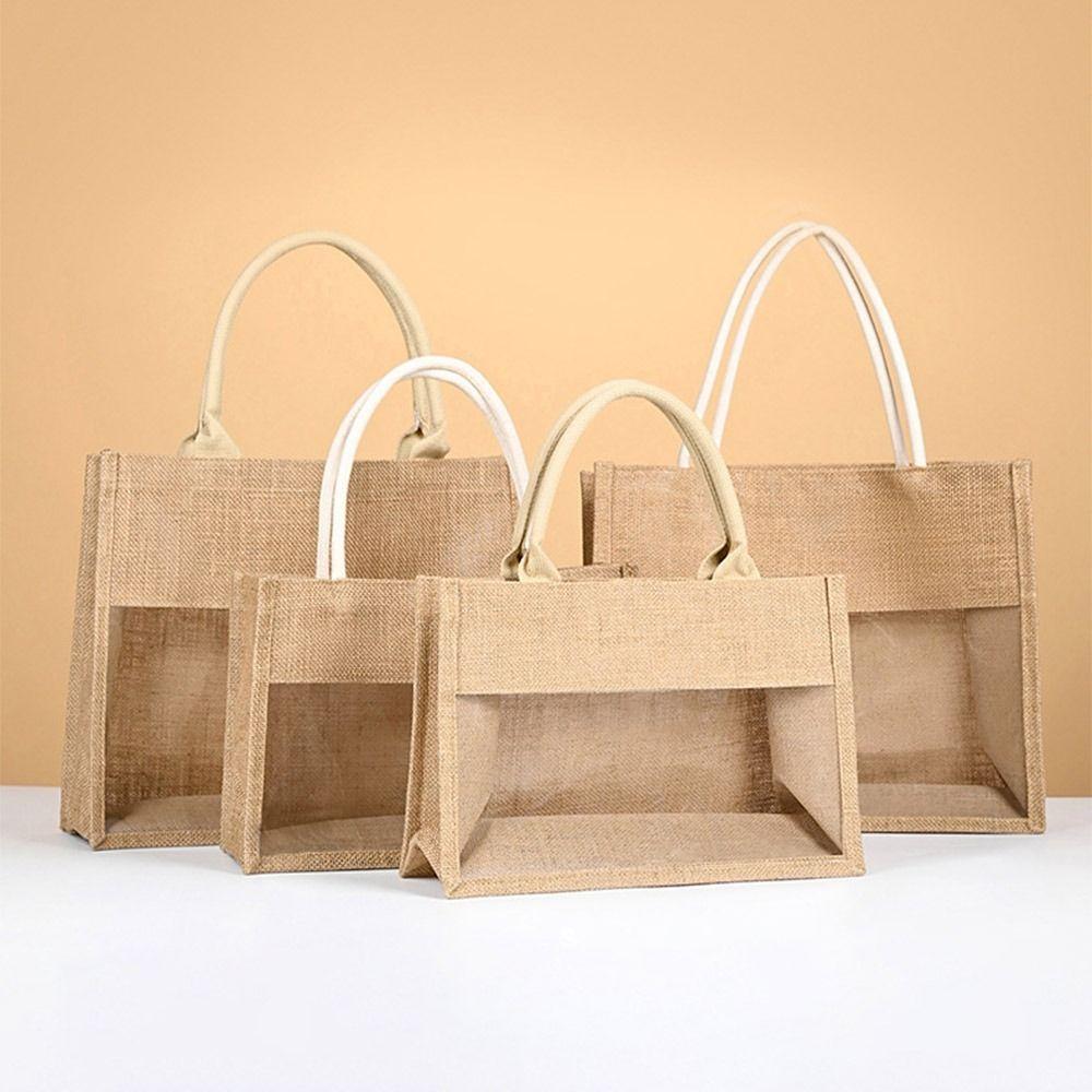 Прозрачные мешковины для бутылок вина из джута, сумки для переноски вина, свадебные вечеринки и мероприятия