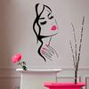 Wall Decal Beauty Salon Manicure Nail Salon Hand Girl Face Vinyl Sticker