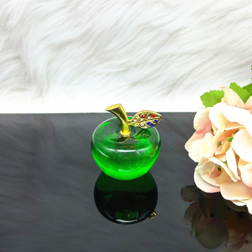 Glass Decoration Chinese Shaped Decorative Figurine Holiday Gift Figurine Delicate Tabletop Christmas Decoration