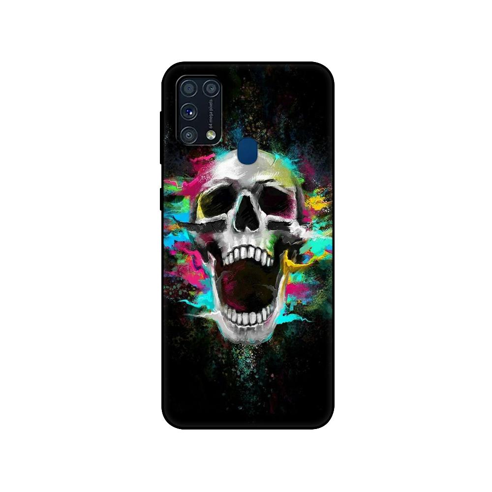 Чехол для Samsung Galaxy M31, задняя крышка для Samsung M31, 4G, чехол для телефона GalaxyM31 M 31 m315, силиконовый черный чехол из ТПУ