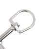 Dual Head D Ring Marine Snap Hook Clip Swivel Bolt Stainless Steel Heavy Duty for Diving Underwater Use