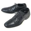 JOHNSTON & MURPHY 90s-00s All Leather Straight Tip Oxford Shoes Size 8.5M 26.0-26.5cm Black Dress Shoes(USED)