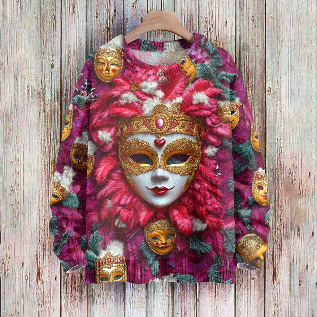 Детские толстовки Трикотаж для мальчиков и девочек Милые принтованные рубашки Круглый вырез Пуловеры Топы