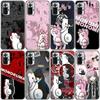Милый чехол для телефона Danganronpa Monokuma Monomi для Xiaomi Redmi Note 11 10 9 8 Pro 11T 10T 10S 9S 8T 9 9A 9C 9T, черный мягкий чехол