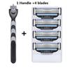 1 ручка + 4 лезвия/мужская безопасная бритва, сменные головки, острые прочные картриджи для бритья из нержавеющей стали, лезвие для бритвы Mach 3