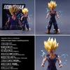 Фигурка Гонана из Dragon Ball Super в форме Супер Сайяна 2, поврежденная в бою, в боевой позе