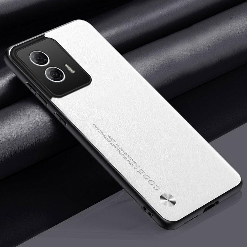 Luxury Leather Shockproof Case for Moto Edge 50 G85 G34 G24 G04 G14 G54 G84 Pro 40 Neo 30 Ultra Protective Cover High-end Textured Full Protection