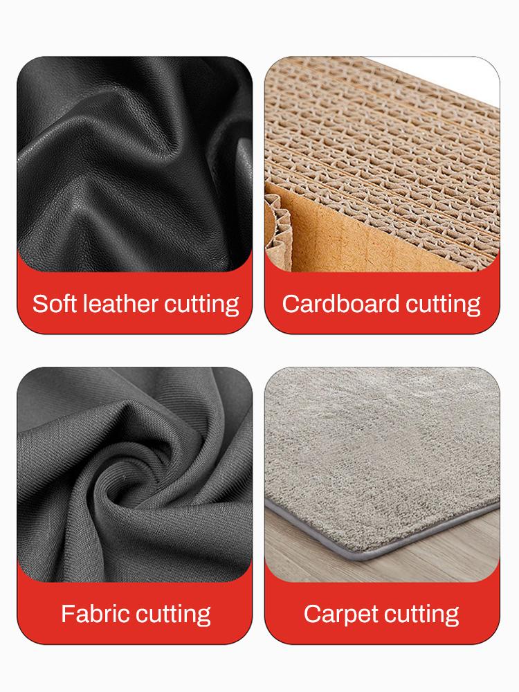 Перезаряжаемые беспроводные электрические ножницы Резак для картона для ковра ткани кожи 5 сменных лезвий Машина для резки ткани