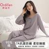 Women's Lightweight Cotton Long Sleeve Pajama Set