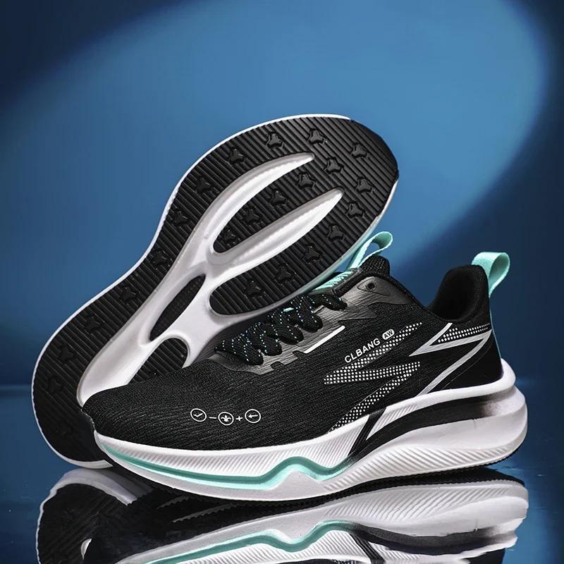 Марафонские спортивные кроссовки Мужские Женские Кроссовки Мужские Нескользящие Кроссовки Мужская Плоская Обувь Уличная Повседневная Обувь для Ходьбы Мужская Обувь