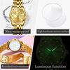 OLEVS 5513 Women's Watches Stainless Steel Strap Auto Date Week Luminous Waterproof Elegnat Luxury Original Quartz Wristwatches