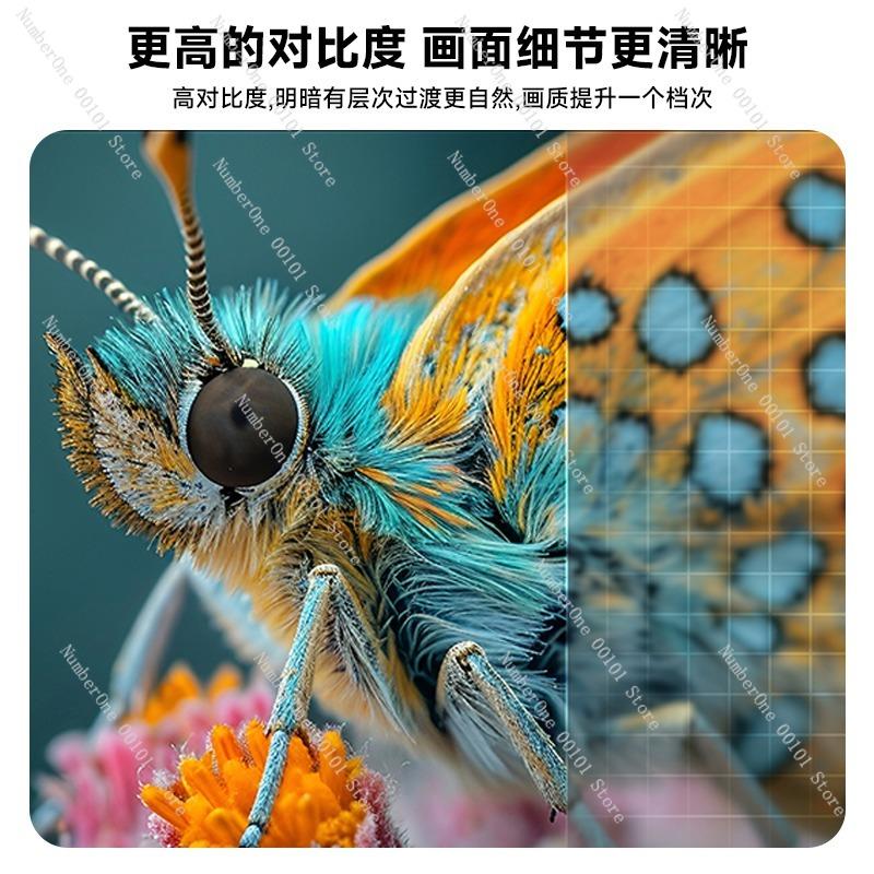 Ultra-HD Smart Projector for Home and Dormitory,Mobile Phone Screen Projection,Bedroom Wall Projector for Movie Night