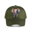 Vibrant Watercolor Elephant Wall Art Decor Baseball Cap Fashion Unisex Sunhat Womens Outdoor Sports Snapback Cap