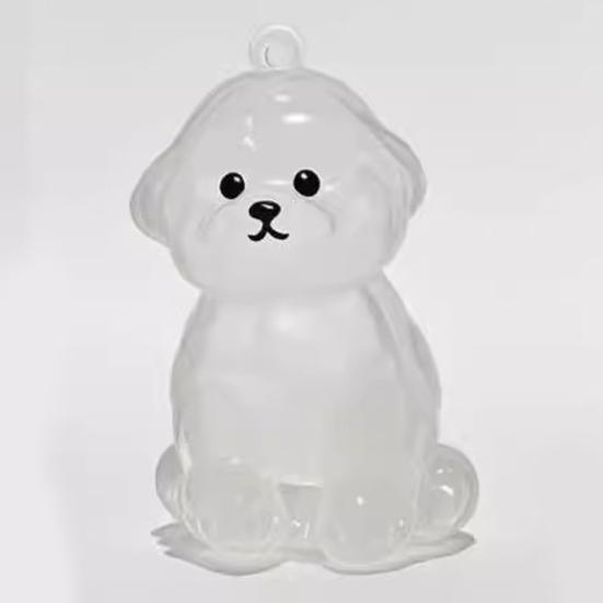 2/5Pcs Pet Hair Storage Box Keychain Portable Pet Memory Holder Secret Fur Collection Box Pet Hair Souvenir Box Keyring