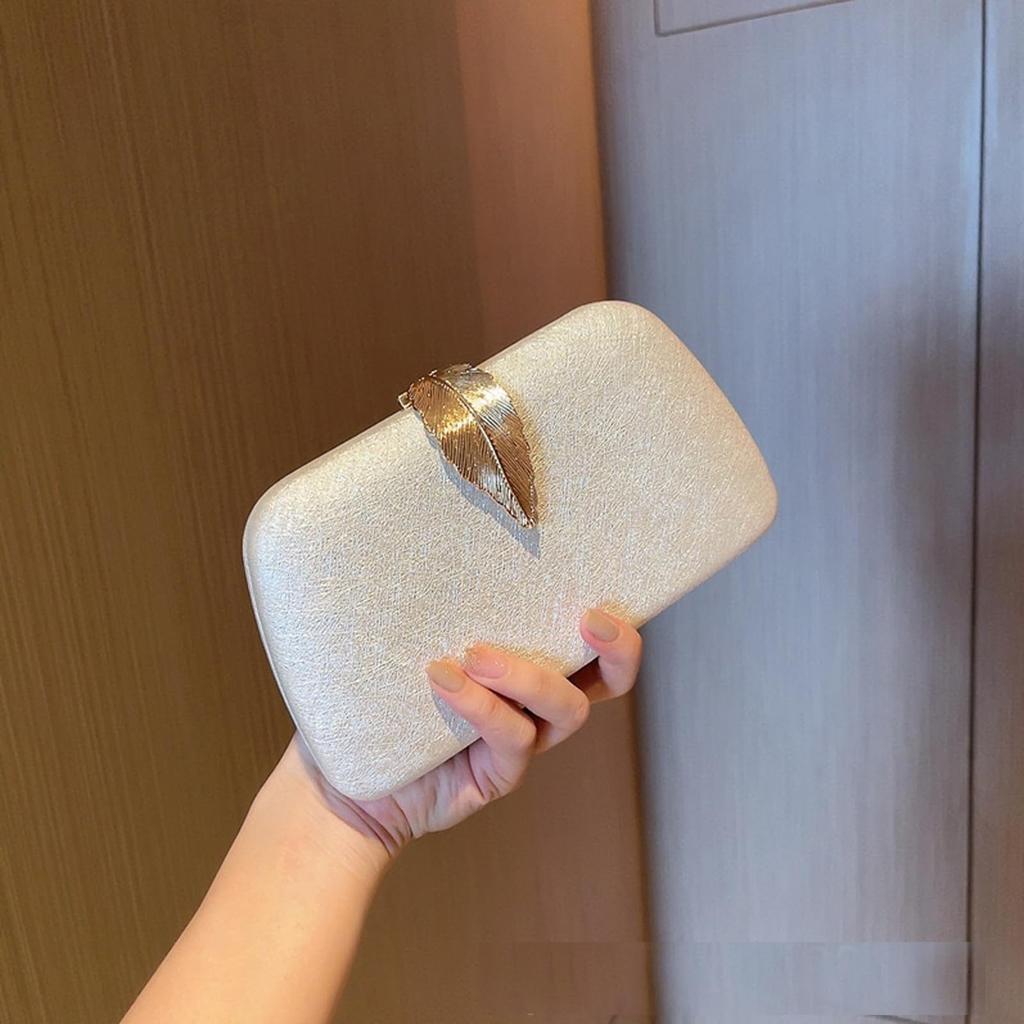 Женская свадебная сумка Art Hertz, Вечерняя сумка, Клатч для повседневного использования и особых случаев (белый) - Маленький размер не подходит для подарочных конвертов.