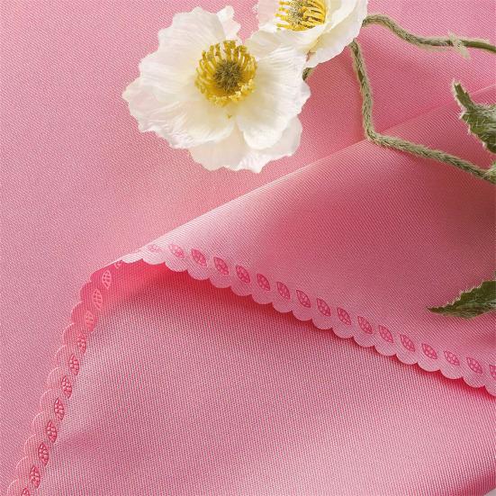 Napkin Cloth Lace Trim Reusable Square Napkin Fabric Outdoor Events Weddings Parties Banquets Buffets Home Decor