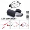 Gift Case Foldable Reading Glasses +1.00 To +4.00 Strength Men Women Anti Blue Light Farsightedness Eyewear