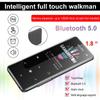 2025 Новый MP3-плеер Bluetooth 5.0 MP4-плеер HiFi Lossless Music Player Портативный аудиоплеер Walkman с FM/электронной книгой/диктофоном/Mp3
